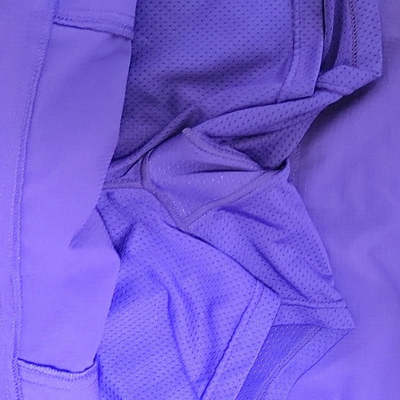 Title nine Purple Skater Mini Skort Athletic, Womens Sz Medium, Zippered Pockets - Picture 4 of 5